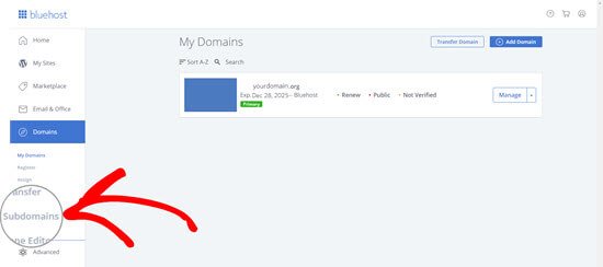 Steps to Create Subdomain in Hosting